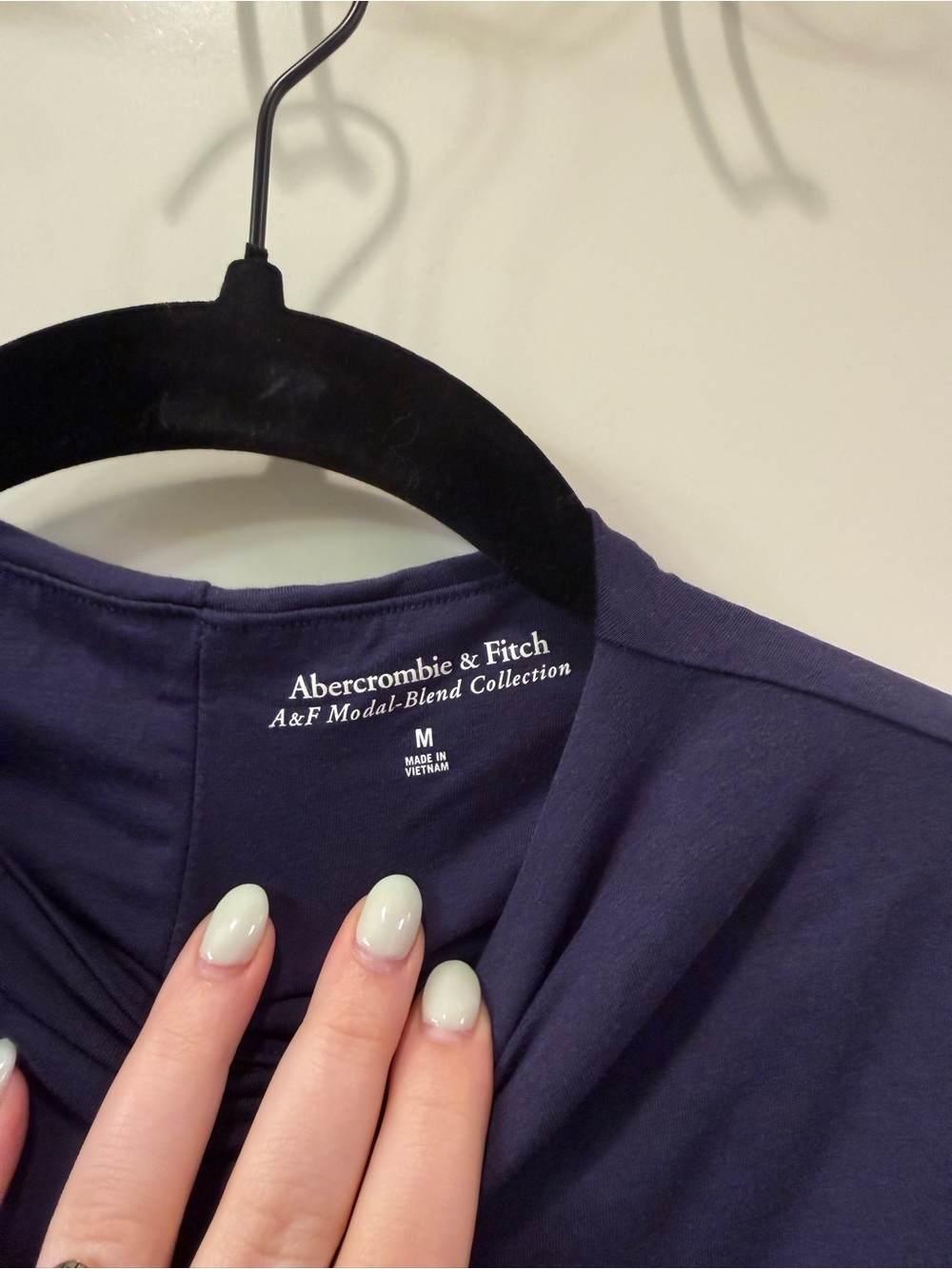 Abercrombie and Fitch Paloma Top - Navy Blue - Picture 3 of 3